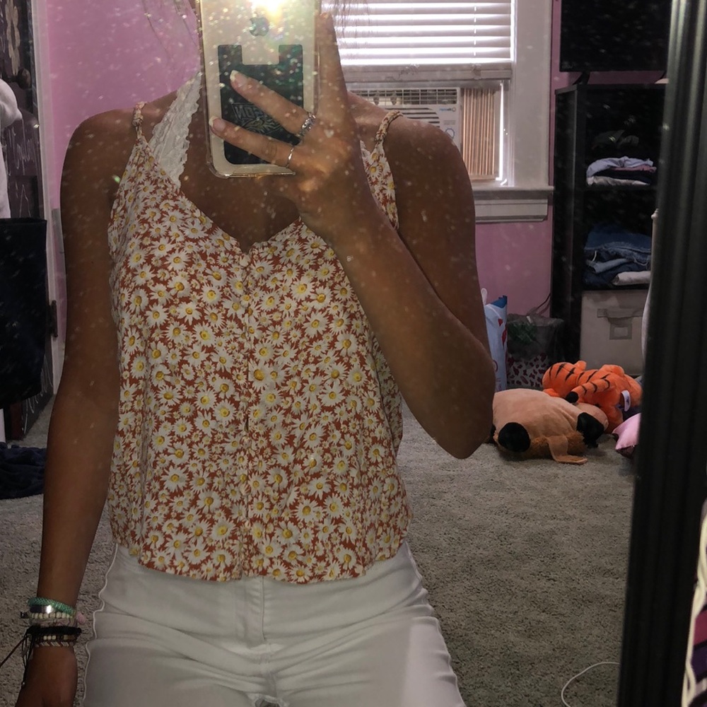 Forever 21 Floral Tank Top